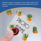 DIYMAG Adhesive Magnetic Sheets - |Each 20x20x2mm| (110 PCS) Align Image with The Magnetics Sheet,Then,Tear Off The Protective Film to Stick The Images on Surface of Binder