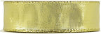 MEEDEE Gold Wired Woven Metallic Ribbon - 1 inch, 25 Yards for Gift Wrapping, Bows, Wreaths, Graduation, Wedding & Party Decorations