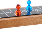 Steel Scoreboard Nailed on a Beech Board with Magnetic Score Keepers for Cornhole and Other Games (17" H x 2.75" W)