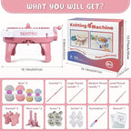 SENTRO Knitting Machine 48 Needles, Smart Knitting Crochet Machine, Double Crocheting Machine Kit,Circle Knit Loom Machine with Row Counter and Hand Crank