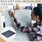 Dinifee 2 Sheets 23 ft Large Graphite Carbon Transfer Paper for Tracing Black Waxed Carbon Paper for Drawing Patterns on Wood Projects, Canvas Fabric and Crafts Supplies,1.6 ft Wide