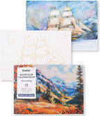 Grabie Watercolor Coloring Book, 15 Sheets A5 (8.3 x 5.8),Watercolor Book for Adults: Ignite Your Artistic Expression on 100% Cotton Paper (Land-Scape)