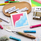 Mont Marte Extra Soft Oil Pastels White Premium 6pc, 2PACK, Assorted Natural Oil Pastel Colors, Vibrant, Buttery, Versatile Art Pastels for Blending, layering & Shading, Coloring and Sketching