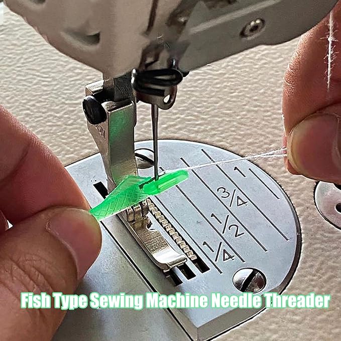 Fish Mouth Sewing Machine Needle Threader - 2025 New Automatic Tool, Quick & Easy Loop Threader for Enhanced Sewing Efficiency & Precision (10)
