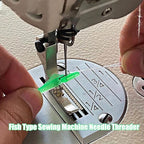 Fish Mouth Sewing Machine Needle Threader - 2025 New Automatic Tool, Quick & Easy Loop Threader for Enhanced Sewing Efficiency & Precision (50)