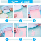ORIGACH Realistic Tulips Stamps and Die and Layering Coloring Stencil Bundle for Card Making Album Arts Crafts Supplies