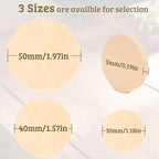 30 Custom Wooden Round Drink Tokens – Double-Sided Laser Engraved Bar Tokens, Poker Chips, Drink Tickets with Your Logo & Text – Personalized for Wedding, Party, Festival, Corporate Events
