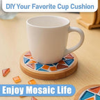 Mosaic Crystal Grout, Mosaics Tile Tools, Mosaic Tile Accessories – Essential for Handmade Grouting and Perfect for DIY Craft Projects (White, 4.5oz)