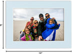 8x10 Mat Bevel Cut for 5.5x8.5 Photos - Acid Free Baby Blue Precut Matboard - For Pictures, Photos, Framing - 4-ply Thickness