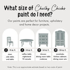 Chalky Chicks All-in-One Chalk Paint for Furniture or Cabinet - 8 Fl Oz - Matte Finish Sea Glass (Light Blue) for Metal, Wood Furniture Paint - No Sanding All-in-One for Home Decor & Crafts, USA Made