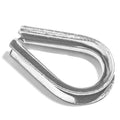 Heavy Duty Stainless Steel Thimbles for 5/32” Cables, T316 Marine Grade – Lot of 10