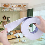 EVA Self - Adhesive Foam Tape | 16.4ft Length, 1.6in Widths,White,| Winter - Ready Waterproof, Dustproof, Soundproof Weather Stripping for Windows, Doors & More to Block Chilly Drafts