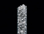 1.8 oz (50g, Approx. 600pcs) of Faceted Fire Polished Pressed Czech Glass Beads 4mm (0.16in), Crystal Silver Aluminum Labrador 00030-27001 BCV