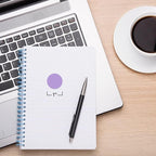 ChromaLabel 1 Inch Round Label Removable Color Code Dot Stickers, 1000 Labels per Dispenser Box, Lavender