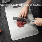 Titanium Cutting Board - 2 pack Titanium Cutting Boards for Kitchen,Double Sided Titanium Cutting Mat（7.67 * 11.81in）