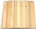 Wooden Paint Stir Sticks - 14 Inch REWISS Paint Sticks Wood Stirrers Paddles Resin or Wooden Craft Sticks, Garden and Library Markers(Pack of 50)