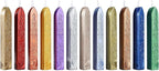Yoption 12 Color Sealing Wax Sticks with Wicks, Antique Metallic Totem Fire Manuscript Seal Wax for Wax Seal Stamp (12 Metallic Colors)