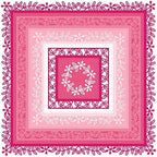 Lapoo Flowers Metal Cutting Die for Scrapbooking - Durable, Cut Stencils for DIY Scrapbook Photo Album Decorative Paper Card, Card Making Supplies (Multiple Large Lace Square Frames 8.1 x 8.1 in)