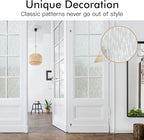 Haton Window Privacy Film, Frosted Glass Static Cling Sun Heat Blocking Window Clings, Frosting Opaque Coverings, Vinyl Removable Stickers Tint for Home Door Office, Non Adhesive 23.6" x 78.7"