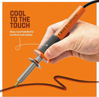 Craft Culture Wood Burning Tool Pen - Craft Burning Tools for Adults & Teens - Wood Burner Kit, Engraver, Carver, Pyrography, Woodburning - Includes 9 Premium Tips - Adjustable Temperature Control