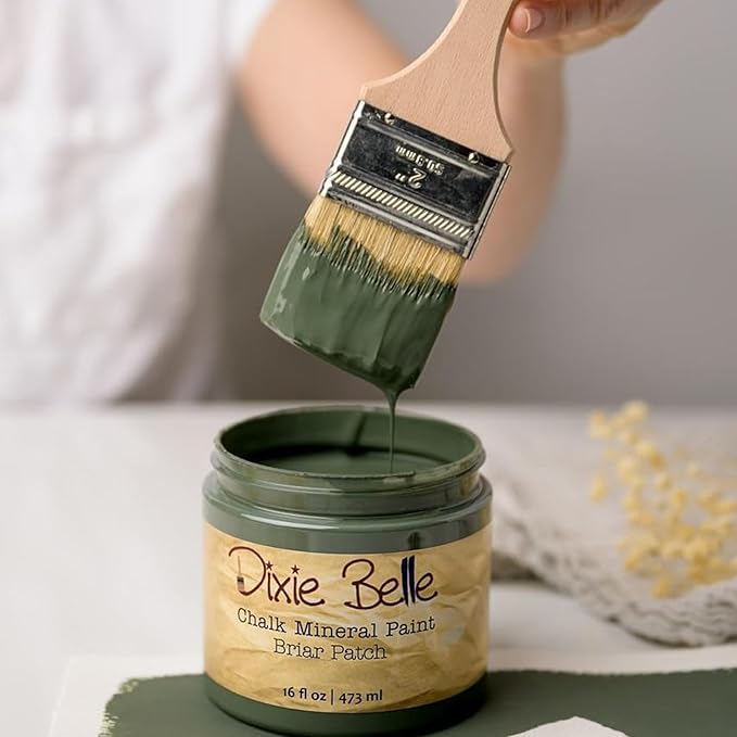 Dixie Belle Paint Company Chalk Finish Furniture Paint – Briar Patch (16oz) – Matte Chic Chalk Mineral DIY Furniture Paint