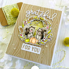 Metal Cutting Dies DIY Merry Christams Embossing Stencil Template Scrapbooking Card Making Mold Photo Album Arts Crafts Tools (Thankful Grateful for you-10.5x5.4cm)