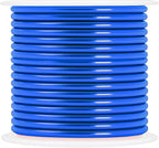 Mandala Crafts 13 Gauge Anodized Aluminum Craft Wire for Jewelry Making - 300 FT Colored Flexible Silver Copper True Blue Pink Ice Blue Green Wire - Bendable for Bonsai Armature Crafting Sculpting
