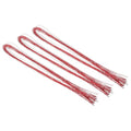 PATIKIL 32 Inch 24 Gauge Floral Stem Wire, 3 Pack/120 Pieces Bouquet Stem Paper Wrapped for DIY Crafts Flower Arrangements, Red