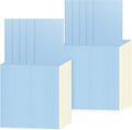 Handepo 100 Pack Composition Notebooks A5/A6 Ruled Lined Composition Kraft Notebooks Bulk Soft Cover Journals Travel Diary Memo for Students Classroom Office Supplies(A5,Blue)