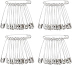 200 PCS 1.1 Inch Heavy Duty Silver Metal Sewing Pins for DIY Crafts Jewelry Making Baby Clothing, Nickel Plated