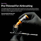 Gaahleri Kaleido Auto 24-Color Set – Water-Based Acrylic Airbrush Paint Kit for Car Models, Gundam,Mecha,Pre-Thinned, High Gloss, Fast-Drying, with Thinner & Cleaner