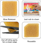 WHTCHSU 1Pcs Glue and Residue Eraser Rubber Cement Cleaner for Removing Adhesive and Residues from Paper Plastic and More