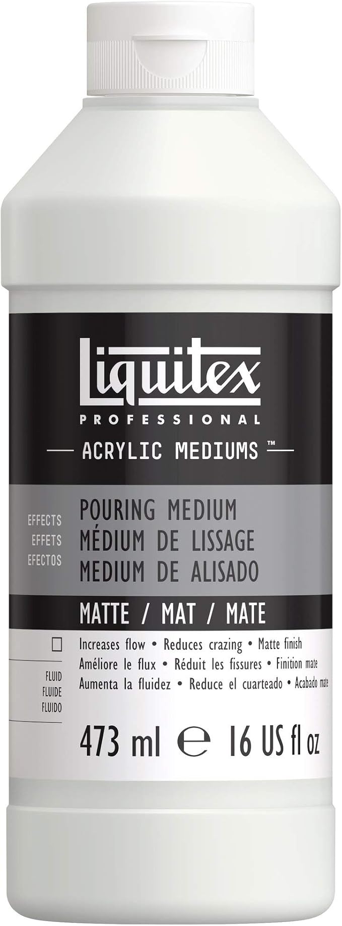 Liquitex Professional Effects Medium, 473ml (16-oz), Matte Pouring Medium