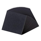 MAGZO 20Pcs Adhesive Foam Padding 1/16 in Thick X 4 in X 4 in,Closed Cell Foam Sheets Neoprene Rubber Self Stick Pads Anti Vibration Pads,Black (4in x 4in x 1/16in, 20Pcs)