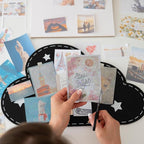 20 Sheets Holographic Sticker Paper,8.5x11 Inch Clear Printable Vinyl Sticker Papers,Self-Adhesive Waterproof for Inkjet/Laser Printer（Clear Glass）