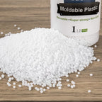 Betionol Moldable Plastic Clay, 1Lb/16oz White Modeling Clay Thermoplastic Beads for DIY Modeling Making Creative Activity, Good Creating Teaching Kits for Adults or Kids