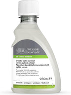 Winsor & Newton Professional Artists' Satin Varnish, 250ml (8.4oz) Bottle