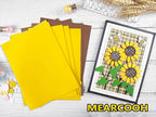 MEARCOOH Yellow Foam Sheets Crafts 9x12 Inch 2mm Eva Color Craft Foam Paper for Crafts Project Preschoolers Classroom Scrapbooking DIY Cosplay(10 Sheets)