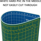 WORKLION Full 9" x 12" Art Self Healing PVC Cutting Mat, Double Sided, Gridded Rotary Cutting Board for Craft, Fabric, Quilting, Sewing, Scrapbooking Project…
