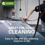 Glass Polish 50ml Cerium Oxide Glass Polishing Solution for Removing Oil Film, Water Spots, Eddies, Glass Water Stains, Wiper Marks on The Glass Surface, Restoring clearity