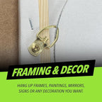 Picture Hanging Wire #5 50lbs 100-Feet, Flexible Steel Wire 16 Gauge for Hang Up Frame/Painting and Mirror