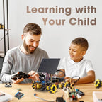Robotics Kit for Kids Ages 8–12,ACEBOTT STEM Robot Car with Solar Powered,Compatible with Arduino & Scratch,STEM Toys for Boys Ages 8–12,App & Remote Control,Programmable ESP32,Gift for Boys and Girls