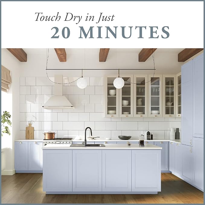 AMY HOWARD AT HOME Chalk-Based One Step Paint for Furniture, Cabinetry, Decor, Finish, and More | No Stripping, Sanding, or Priming | Ultra-Light Base | 32 Ounce | Aviary