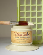 Dixie Belle Paint Company Chalk Finish Furniture Paint - Cucumber Ice (16oz) - Matte Subtle Green Chic Chalk Mineral DIY Furniture Paint