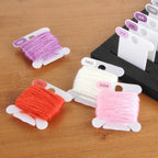 Hamtery Plastic Embroidery Floss Bobbins, Pre-Labeled Color Number Embroidery Thread Organizer for Cross Stitch Thread Storage-No Foam Inserts (Set 3: 500pcs)