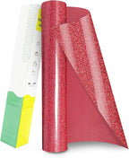 Glitter HTV Heat Transfer Vinyl Rolls are Made from Materials. The Glitter Gives a Luxurious Look and ensures Durability for Your Shirt designsStand Out from The Crowd with