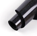 HTVRONT Black Glitter Heat Transfer Vinyl - 10" x 5FT Glitter HTV Vinyl for T-Shirts, Iron on Vinyl for All Cutter Machines