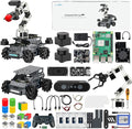 Yahboom Raspberry Pi 5 16GB RAM with ROS2 Robot Kit,6DOF Robotic Arm,Supports Large Language Models, Ubuntu 22.04. AI Vision Materials
