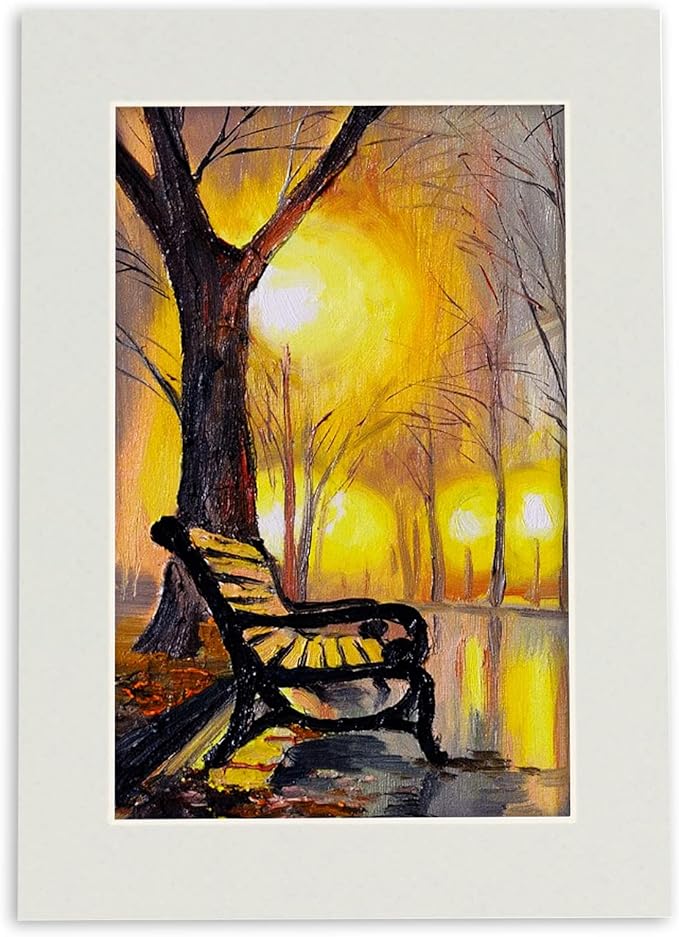 11x14 Mat for 8.5x11 Photo - Precut Grey Picture Matboard for Frames 11 x 14 Inches - Bevel Cut to Display Art 8.5 x 11 Inches - Acid Free Pack of 10 MATS with Backing Boards & Clear Bags