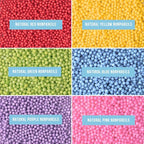 Sweets Indeed Dye-Free Rainbow Sprinkle Mix – 2.75 oz 6-Cell Jar | Natural Rainbow Sprinkles in Dye-Free Colors | Clean-Label Baking Decorations for Cookies, Cupcakes & Desserts
